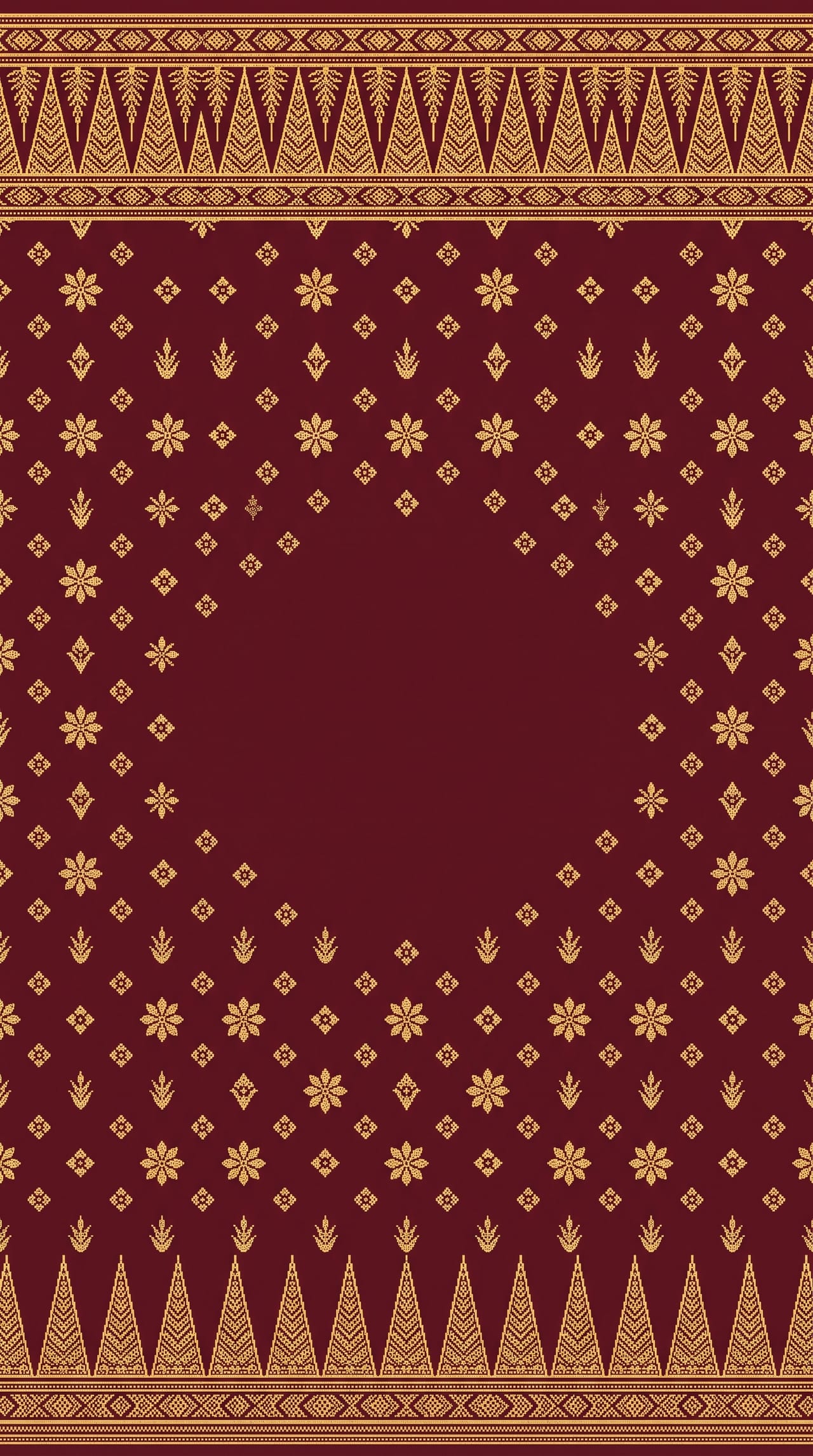 Reka bentuk kad digital Songket Mahligai (NK-119)